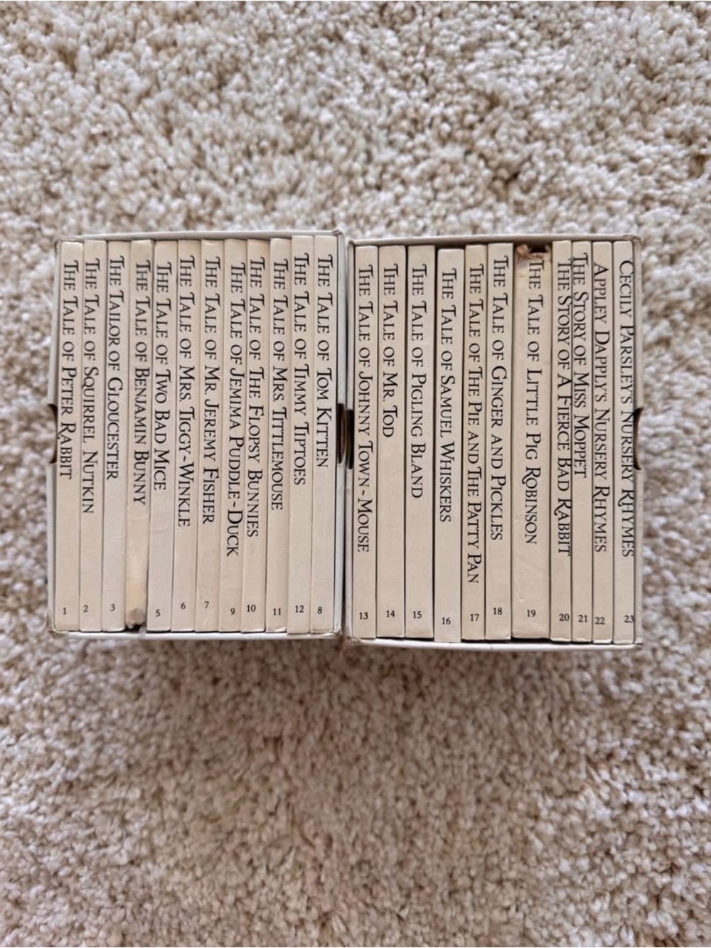The Peter Rabbit Library Beatrix Potter Volume 1-23 Set 1989 Vintage Books - Picture 5 of 7